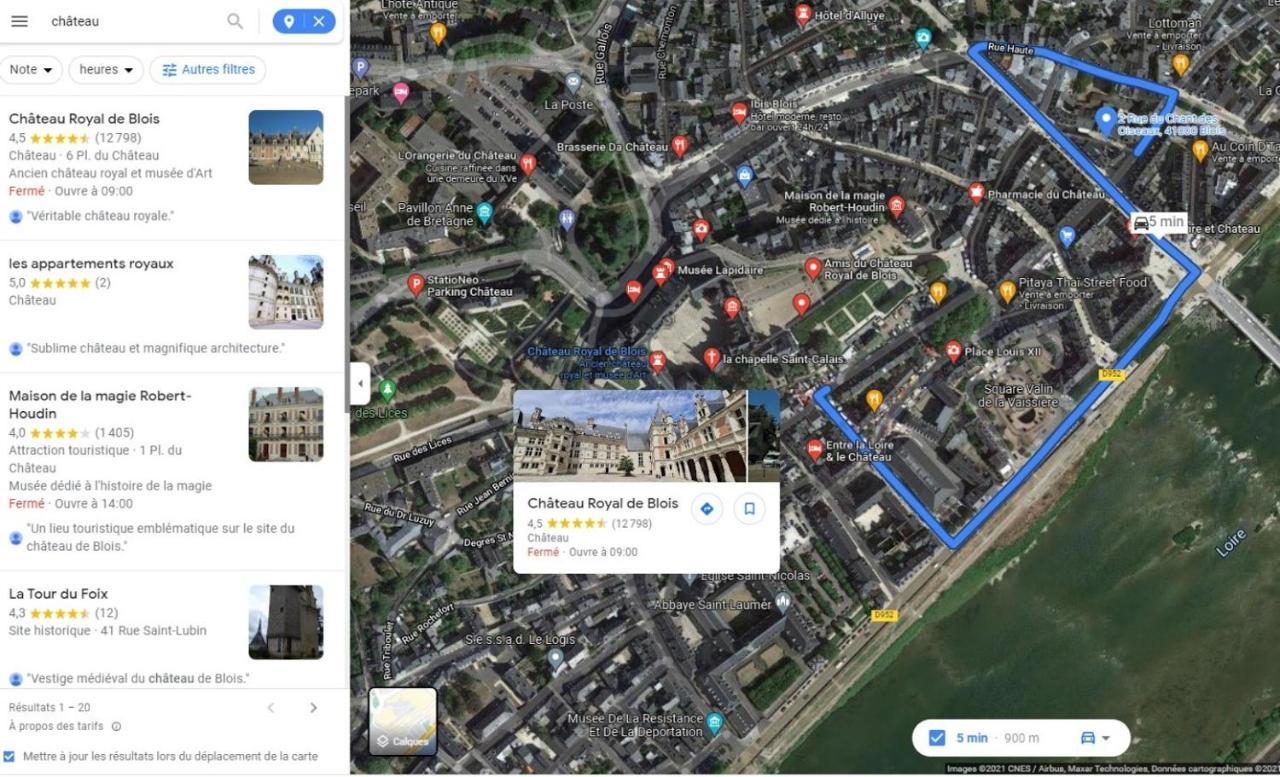 Appart Cosy Hypercentre Blois 5Mn Chateau Parking Voiture Velos 外观 照片